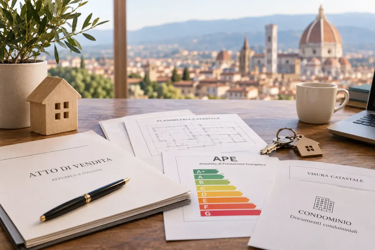 Documenti per vendere casa a Firenze: la checklist completa